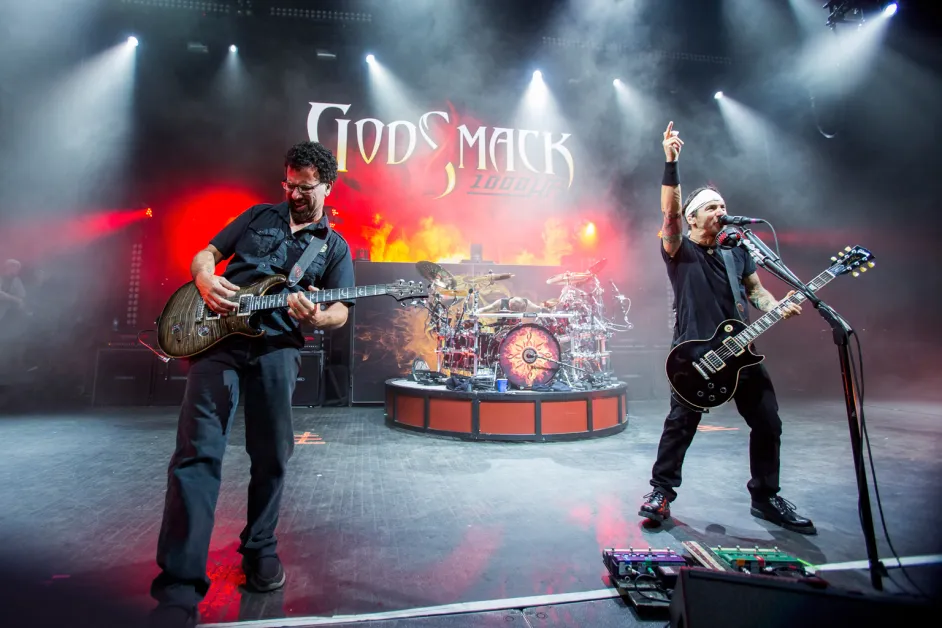 Audience at a Godsmack concert